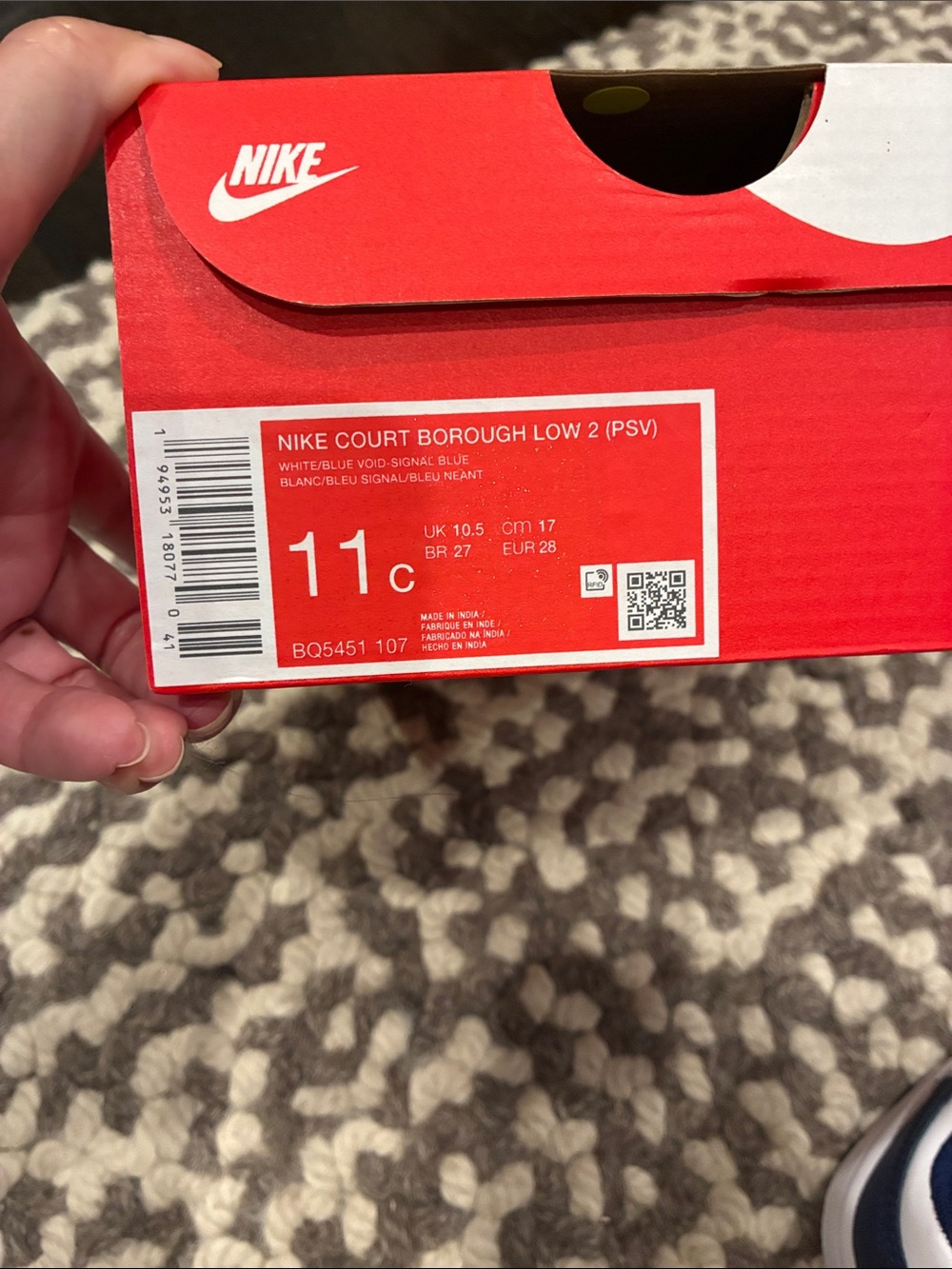 Nike Court Borough 2 Low White Signal - - Picture 6 of 6